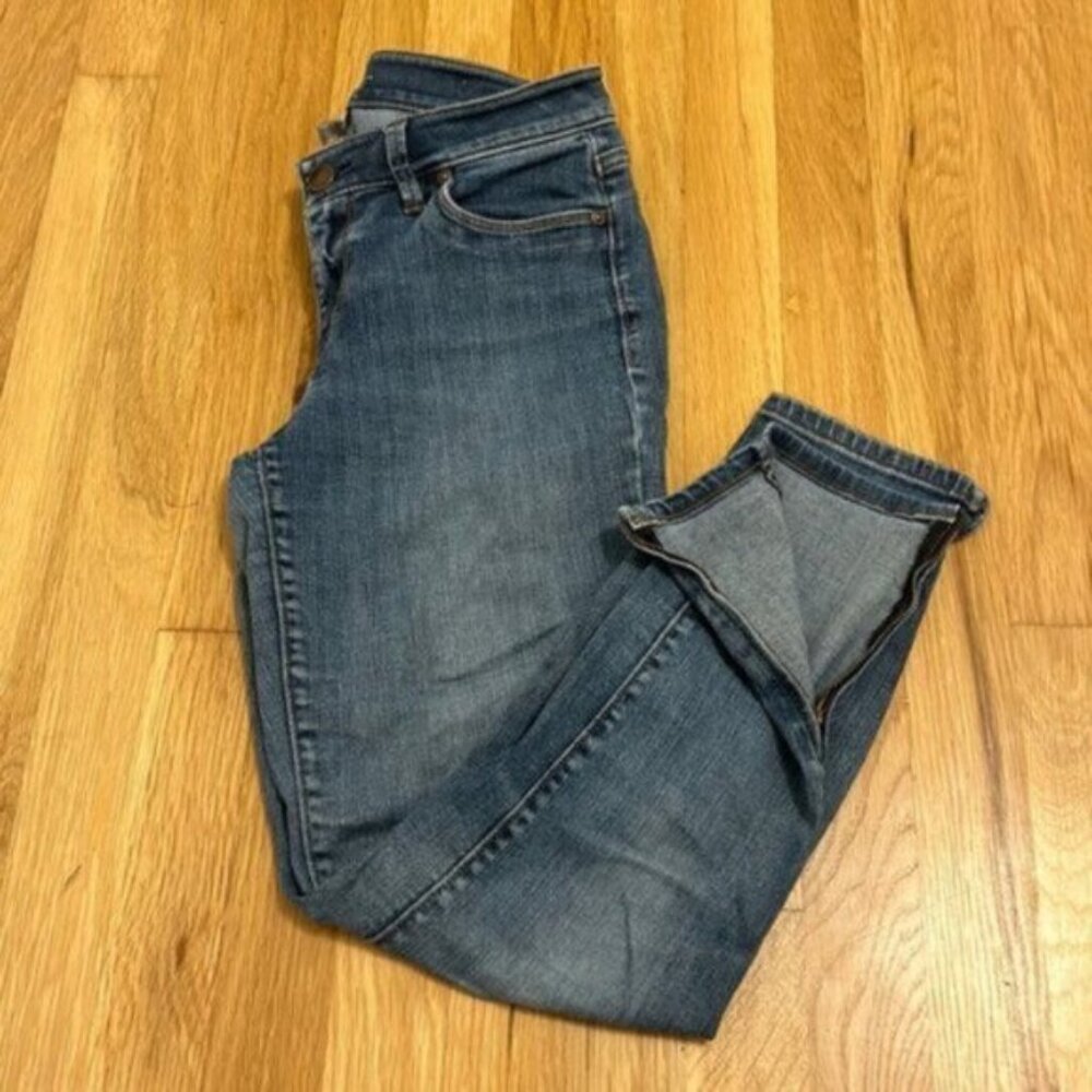 Loft Curvy Skinny Ankle Jeans